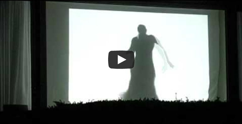 Halloween Audio Video Window Projection 2010