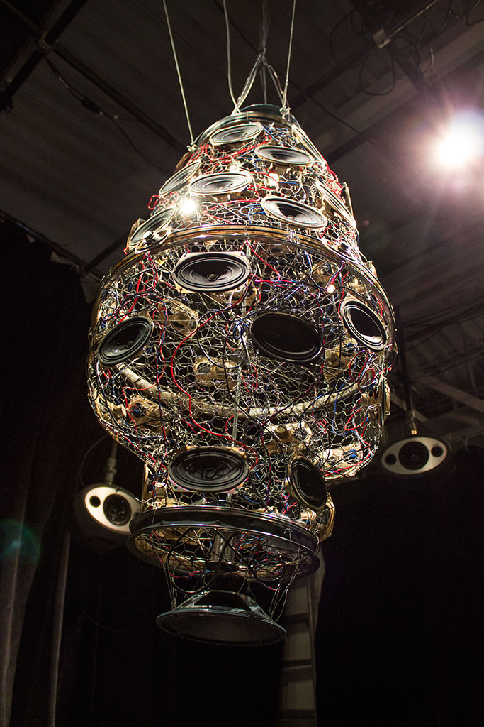 Long Shot of Hive 2.0 Sculpture