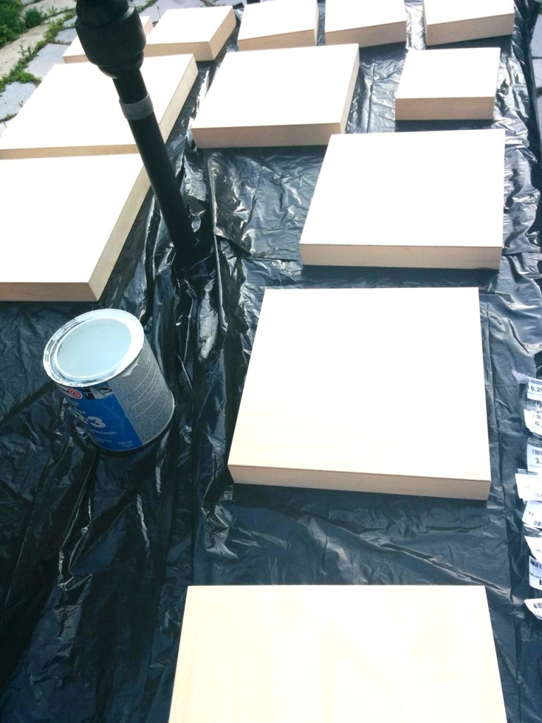 Painting our wall tiles!