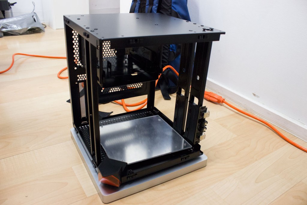 Our Enclosure for Arduino, Power Supply and Fade Candies!