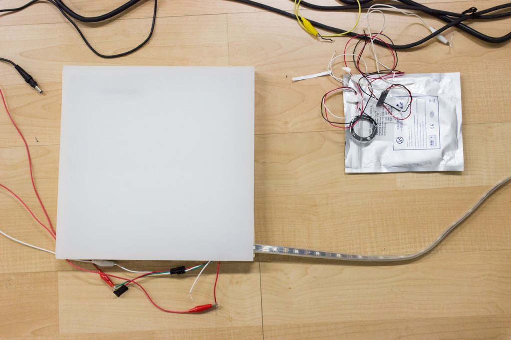 Early test for LED tile