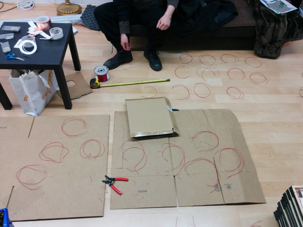 Stripping Wires for Tiles